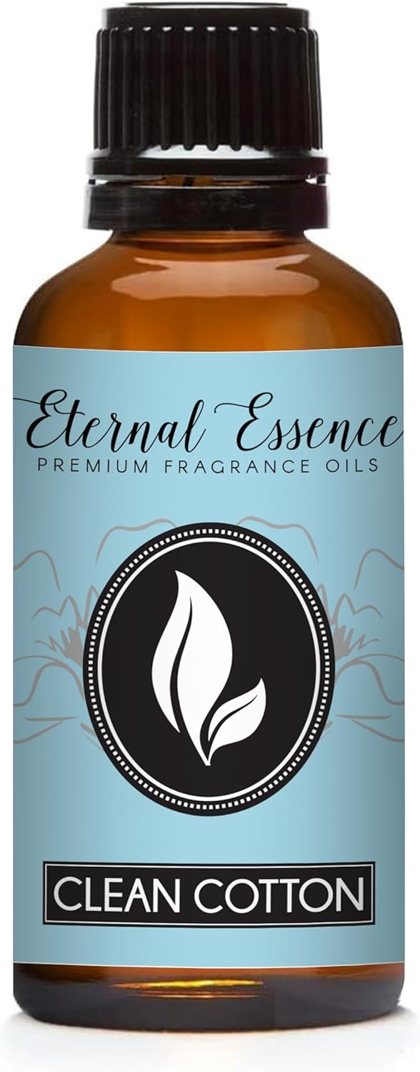 Eternal Essence Oils Clean Cotton 30ml Premium Fragrance Oil for Candles, Soaps, Diffusers, Aromatherapy & Home Scents