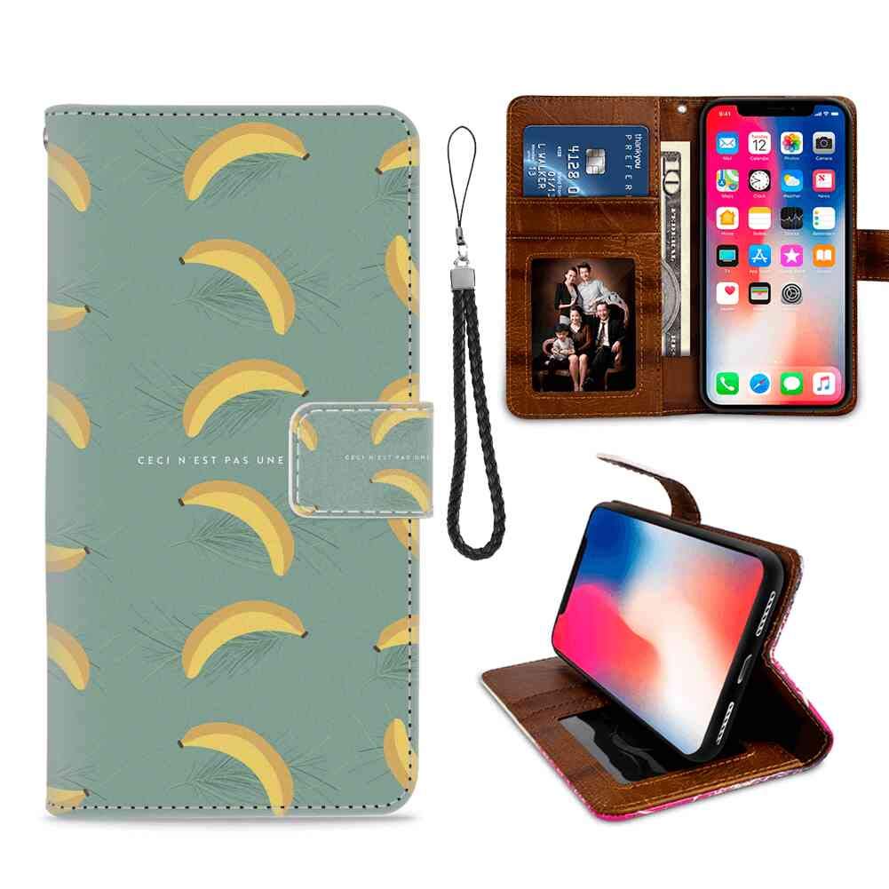 Banana Wallet Case Compatible for iPhone Xr with Card Holder