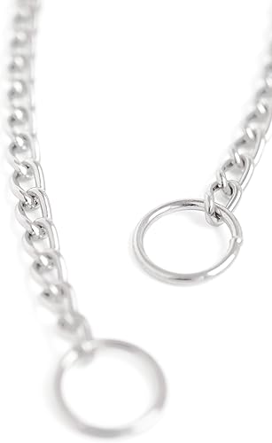 Miniatura 8 de Mighty Paw Collar deslizante  Acero inoxidable  Resistente al desgaste  Resistente a la intemperie  Cadena de entrenamiento de perros  Gargantilla