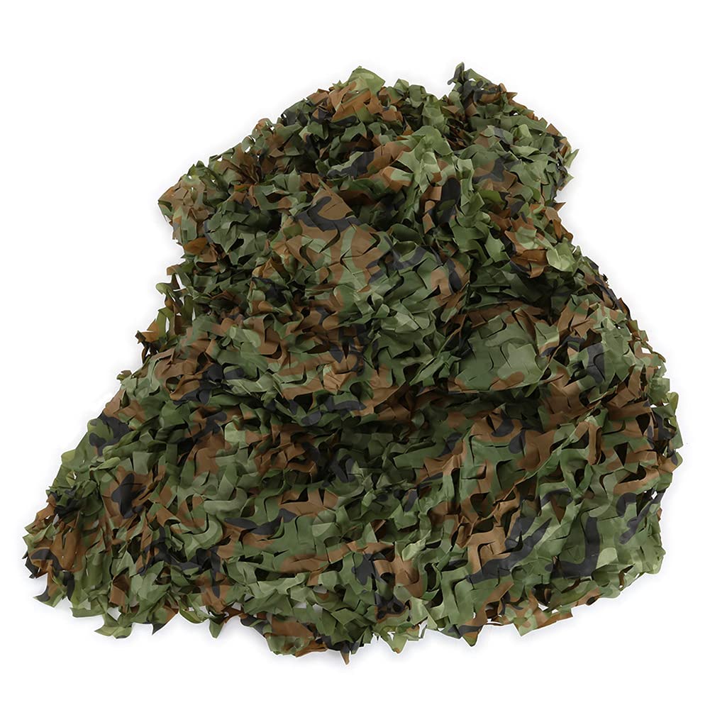 Filet de camouflage 3x5m militaire Woodlands Feuille Chasse