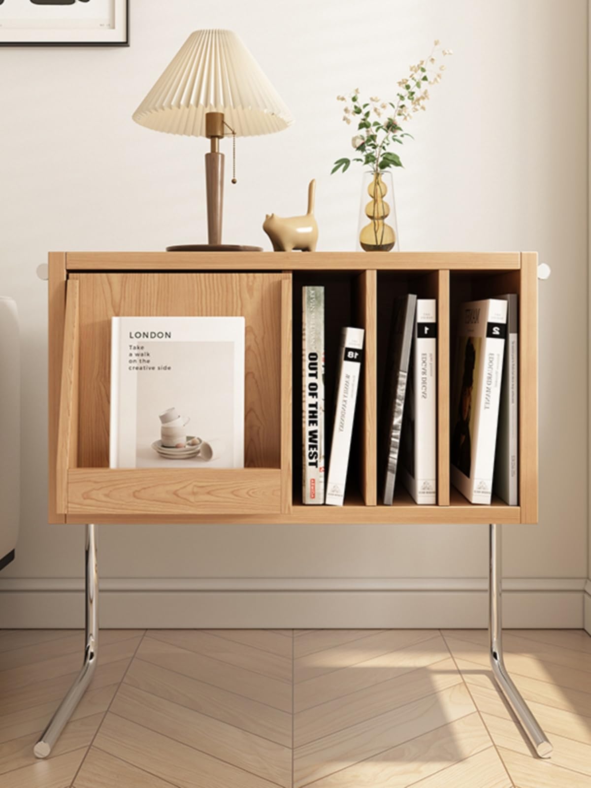 Amazon.co.jp: レコード収納棚・ホルダー シンプルなヨーロッパ無垢材