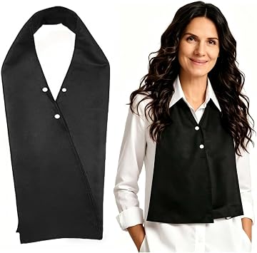 Washable and Reusable Adult Bib Scarf Dining Clothing Protector for Elderly Senior Citizens Men Women Eating Adult Bib