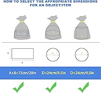 Vista 3 de Bolsas grandes de plástico transparente, 31 x 40 pulgadas, de plástico transparente de grado alimenticio, bolsas de polietileno planas y abiertas