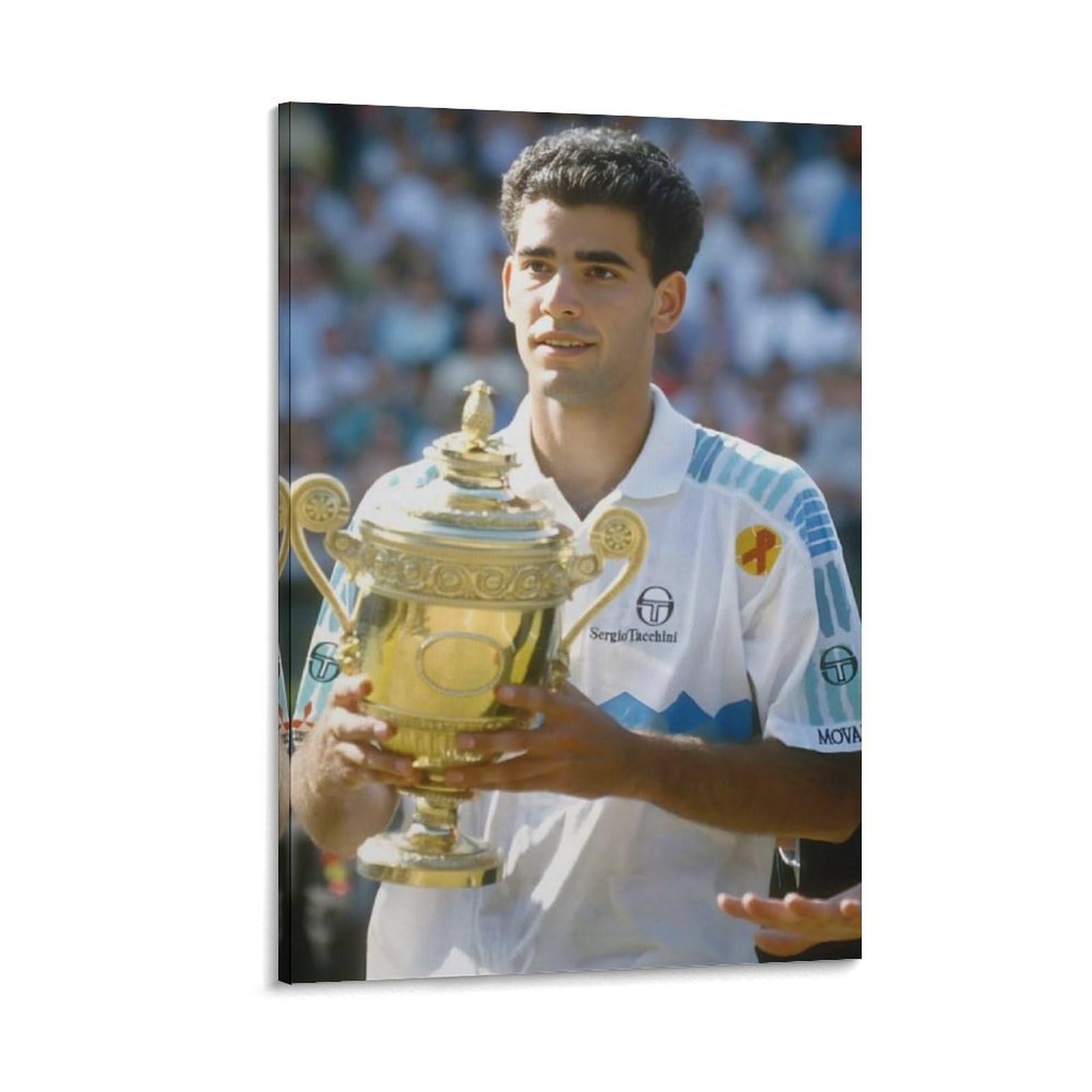 ASUIU Pete Sampras Canvas Poster Poster Cool Artworks Painting Wall Art Canvas Prints Hanging Picture Posters 16x24inch(40x60cm)