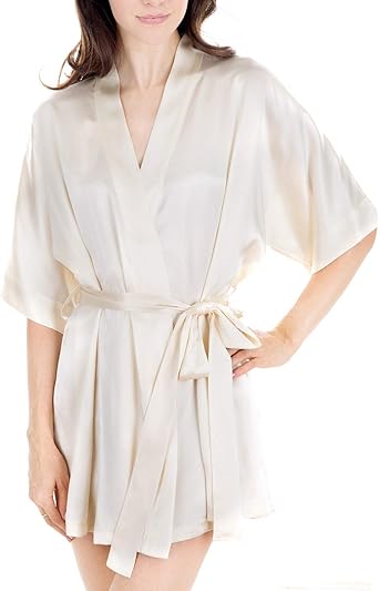 luxury silk robe