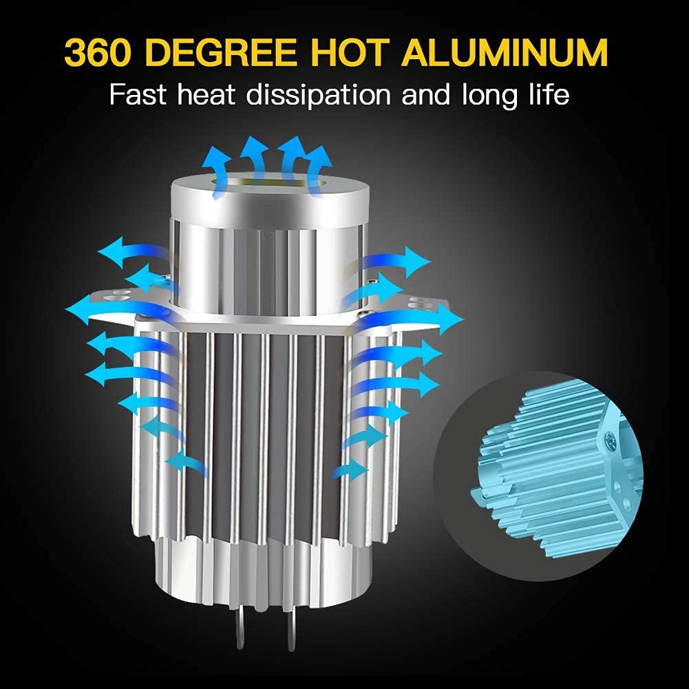 2Pcs Angel Eyes CANbus 80W LED Lampadine per Indicatori Errori per E90 E91 Serie 3 2005-2008 Super Bianca