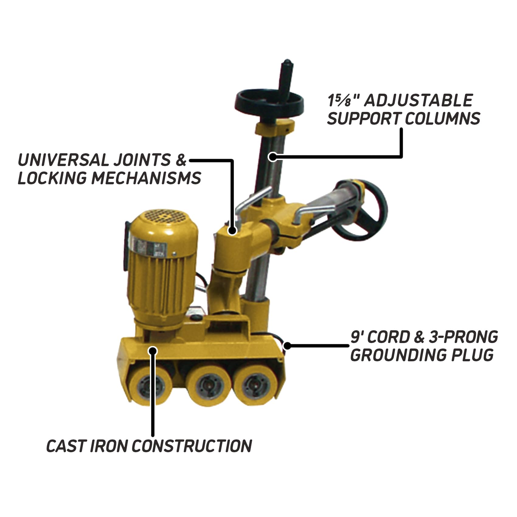 Powermatic 3-Roll Power Feeder, 1/4 HP, 115V 1Ph (Model PF3-JR)