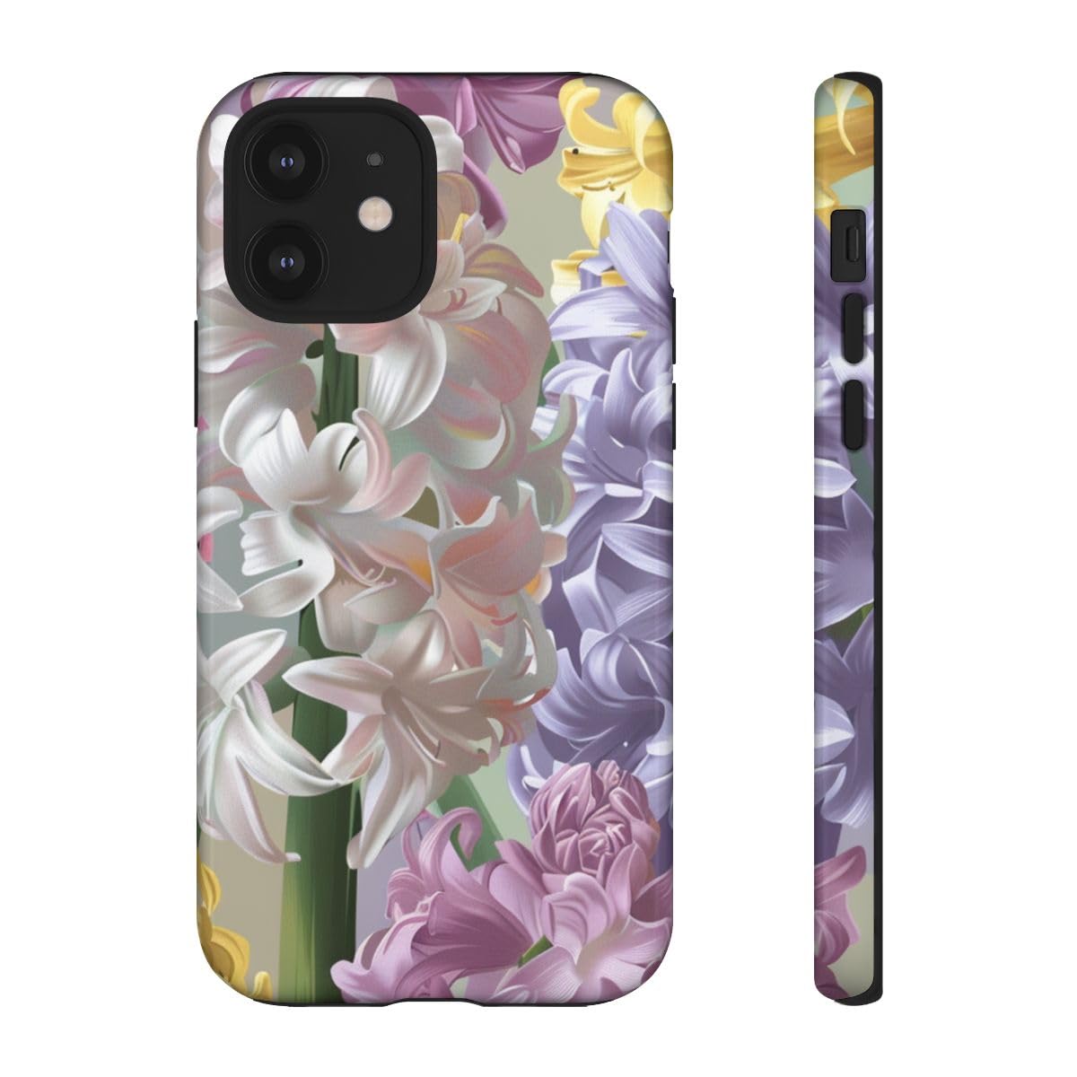 Coque antichoc iPhone 12 jacinthe protège des rayures - 2