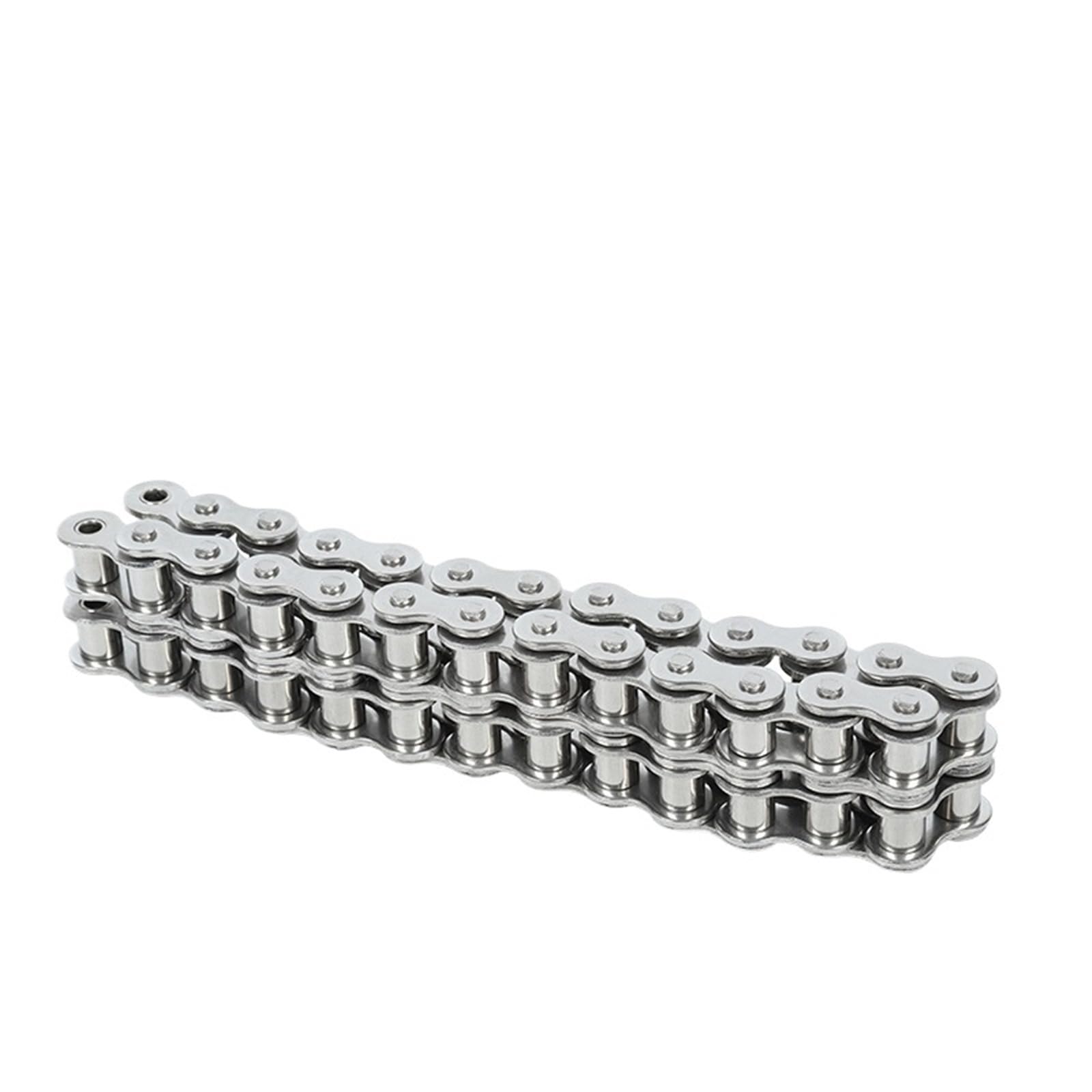 Rollenkette Aus Kohlenstoffstahl 1,5 Meter lange zweireihige Antriebsrollenkette aus Edelstahl 304 06B-2 for industrielle Hardware-Werkzeuganwendungen