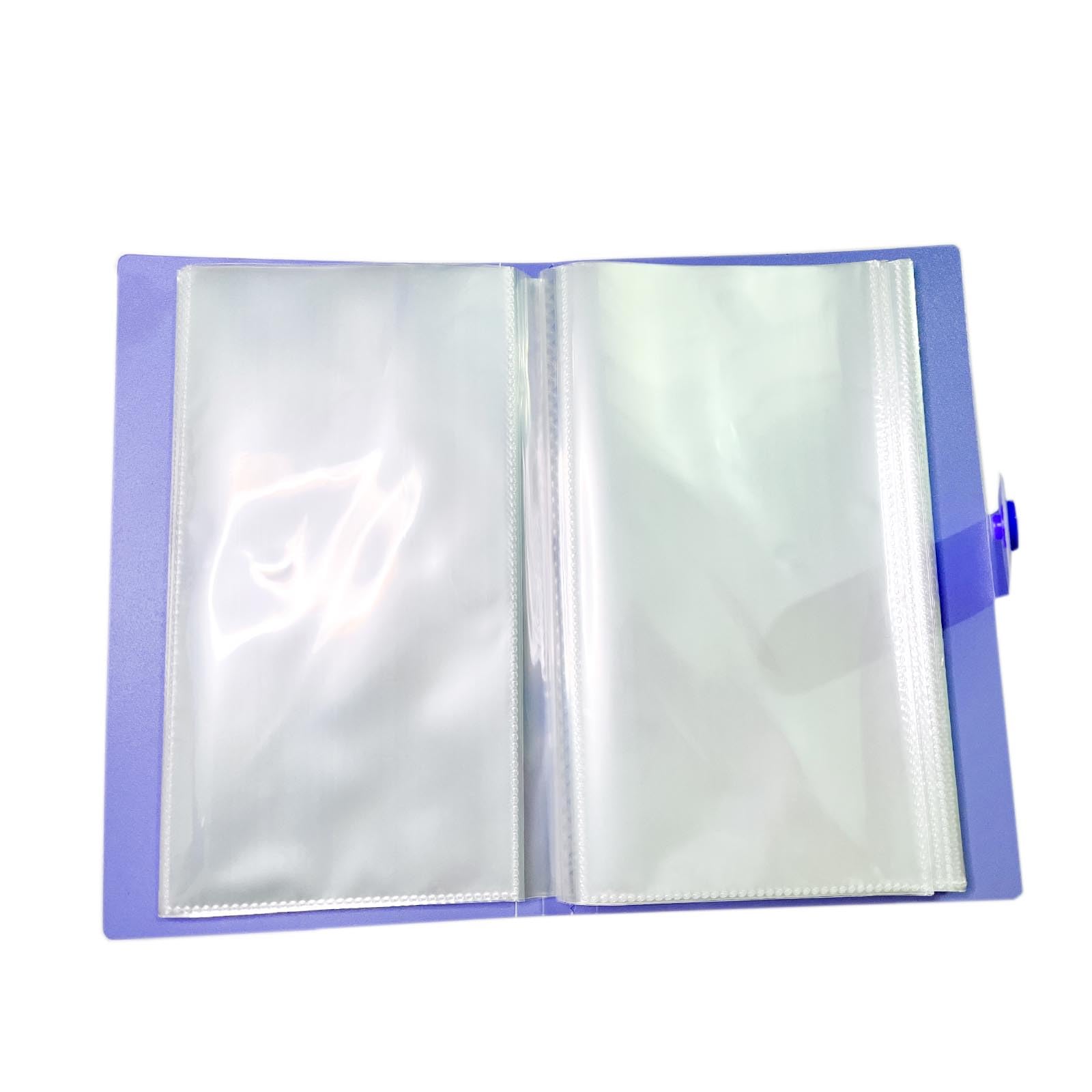 Carnet de classement pour économiser de l'argent, 50 pages, pochettes transparentes pour billets de banque commémoratifs, billets, fournitures de collecte de timbres, porte-cartes portable pour Carnet de classement pour économiser de l'argent, 50 pages, pochettes transparentes pour billets de banque commémoratifs, billets, fournitures de collecte de timbres, porte-cartes portable pour