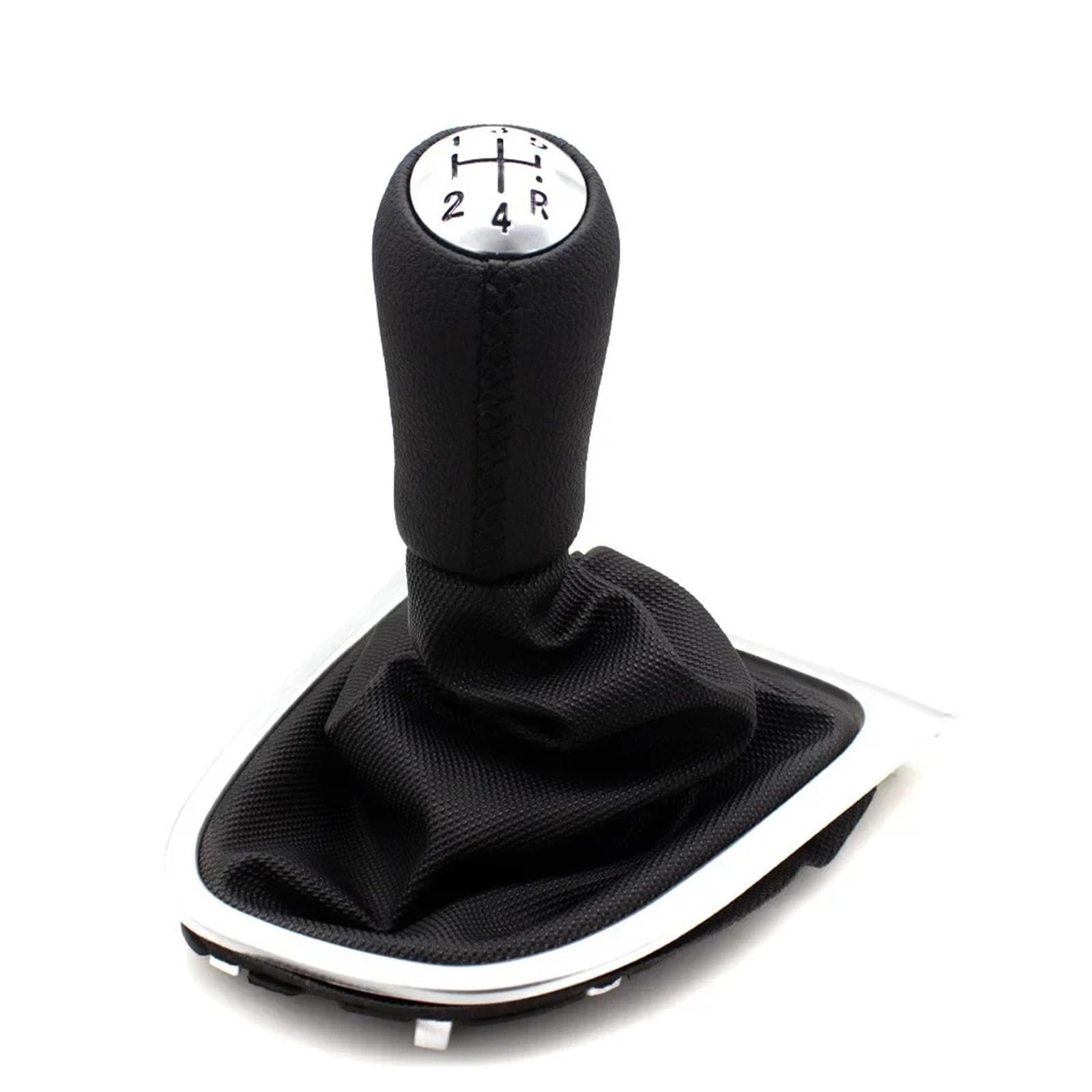 Wbdmszjqrt 5 Speed Shift Lever Knob For Clio 2 Ii For Megane 2 Ii Kangoo Leather Gear Shift Knob Lever Shifter Boot Cover