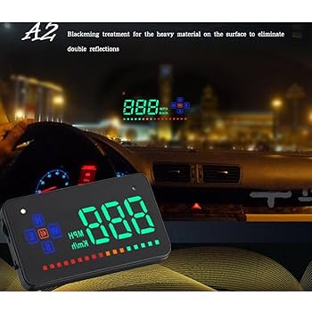 たー@車好き　様　確認用 Amazon.co.jp: GIGC 車 ヘッドアップディスプレイ、OBD2