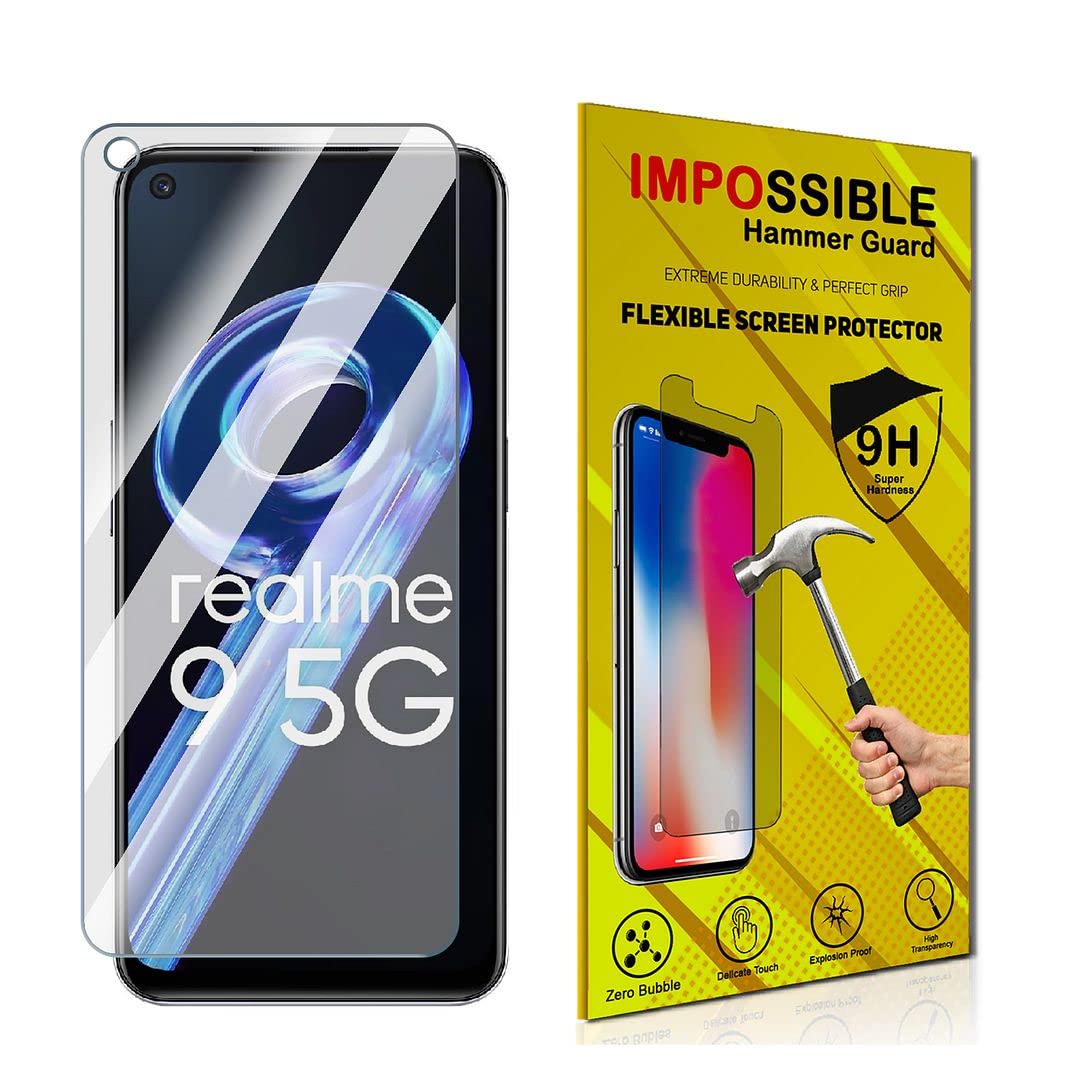 FCS PET Glossy Screen Protector for Realme 9 Speed Edition 5G | Self Healing Flexible Glossy Unbreakable Soft Hydrogel Film Anti-Scratch Glossy Screen Guard | Front Glossy (B0BQ2ZN7CJ) Amazon Price History, Amazon Price Tracker