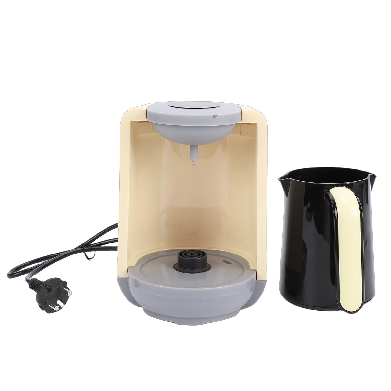 Macchina da caffè turca 400 W, caffettiera elettrica con tazza, per casa, ufficio e viaggi (giallo)