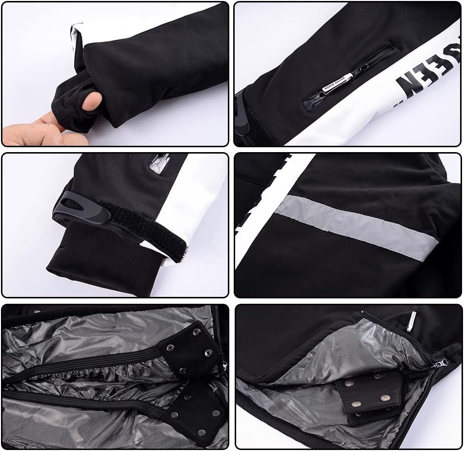 スノボウェア　上下　ブラック　Lサイズ　HOTIAN Amazon.co.jp: [HOTIAN] スノーボードウェア 上下セット