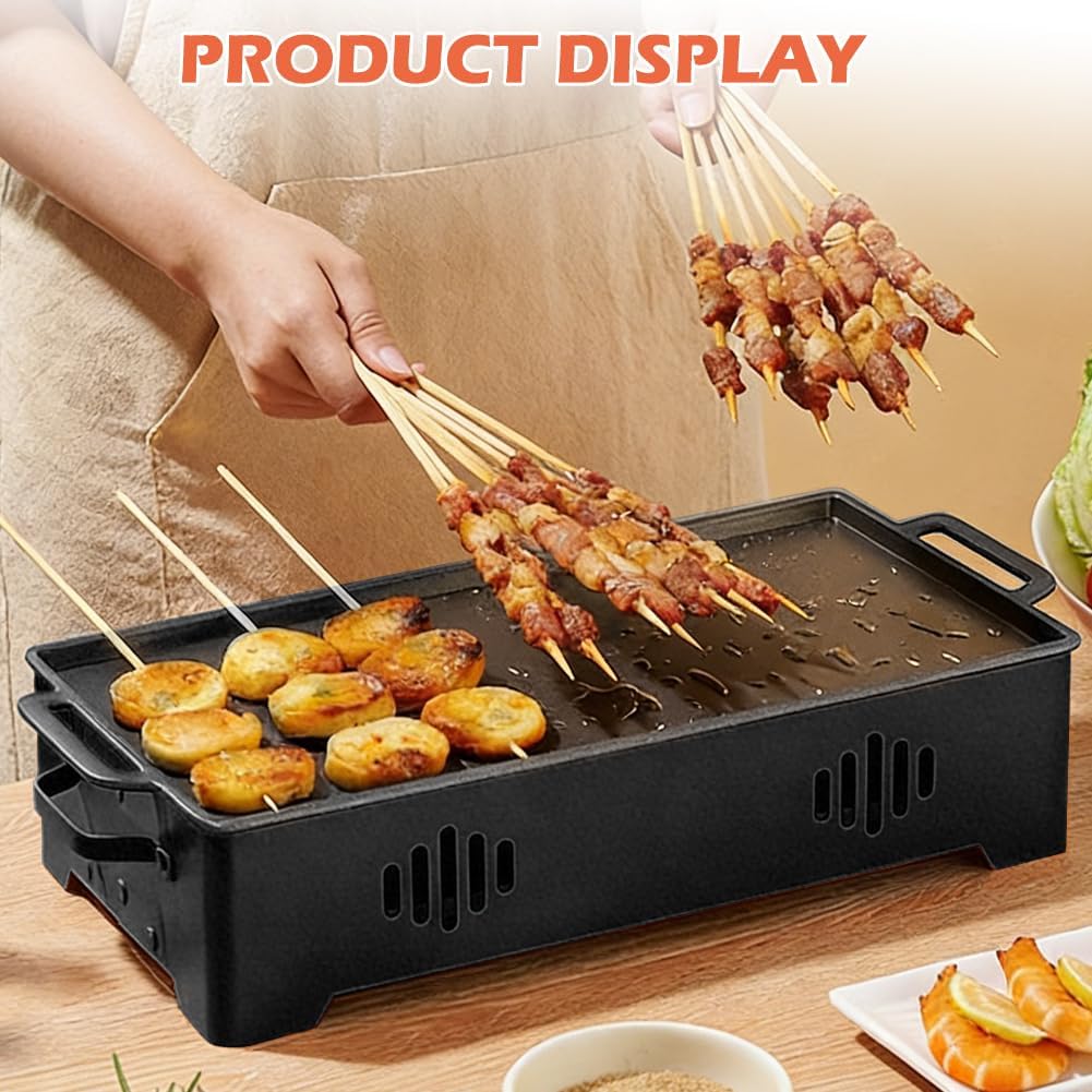 BBQ Warmhalteplatte, Fleischwarmhalter FüR Grillen, Warmhaltebehälter für Essen & Grillgut, Speisenwärmer für Grillabende, Aluminium Grill-Heizplatte Antihaft, Warmhaltebehälter für Grillparty