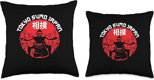 Miniatura 3 de Tokyo Sumo Japan  Lucha japonesa  Almohada de luchador Sumotori, 16 x 16, multicolor
