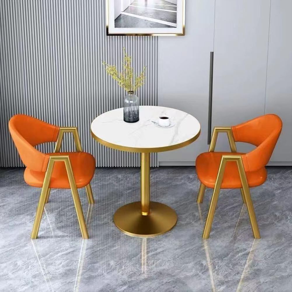 Table de salle à manger ronde - Design contemporain pour salon, cuisine, bureau à domicile, pour 2 à 4 personnes