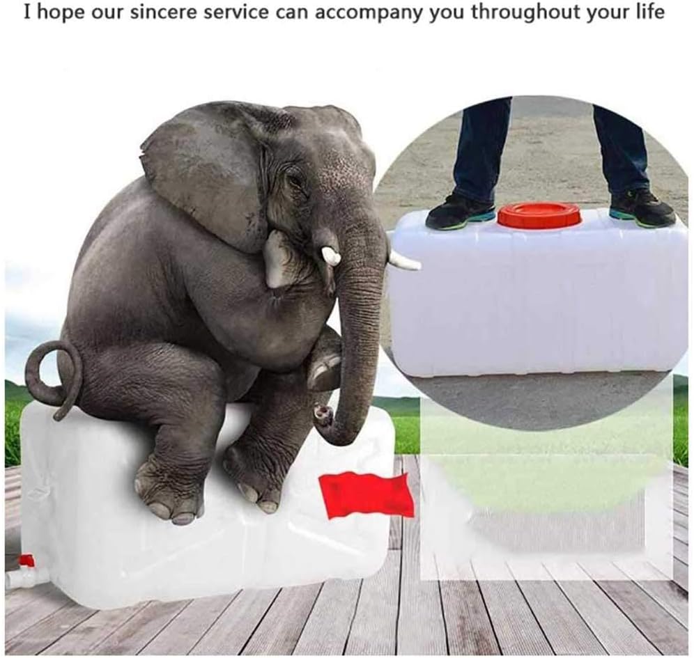 Water Tank Plastic Water Tank Camper Outdoor Water Tank 45L Camping & Hiking Water Storage Water Container Multifunctional Water Tank Cold Water Camping Water Storage Carrier Jug Water Barre(Size:45L)