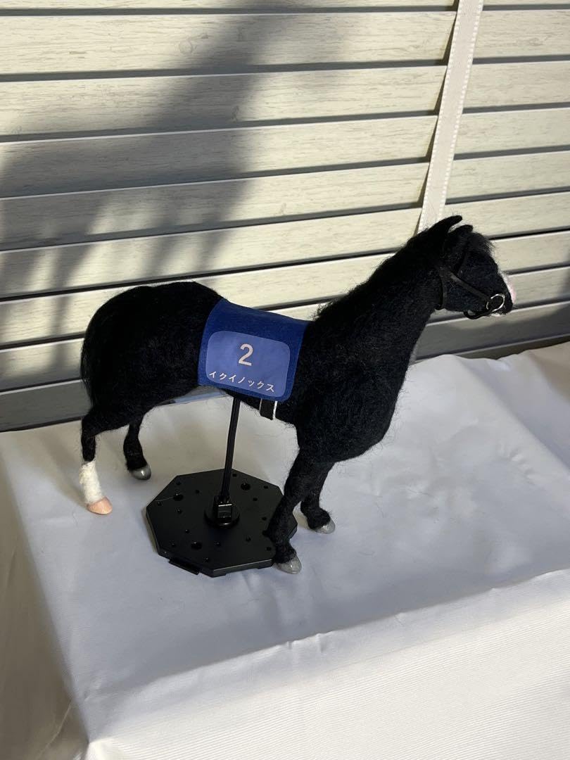 Amazon.co.jp: イクイノックス ぬいぐるみ オブジェ 羊毛フェルト馬