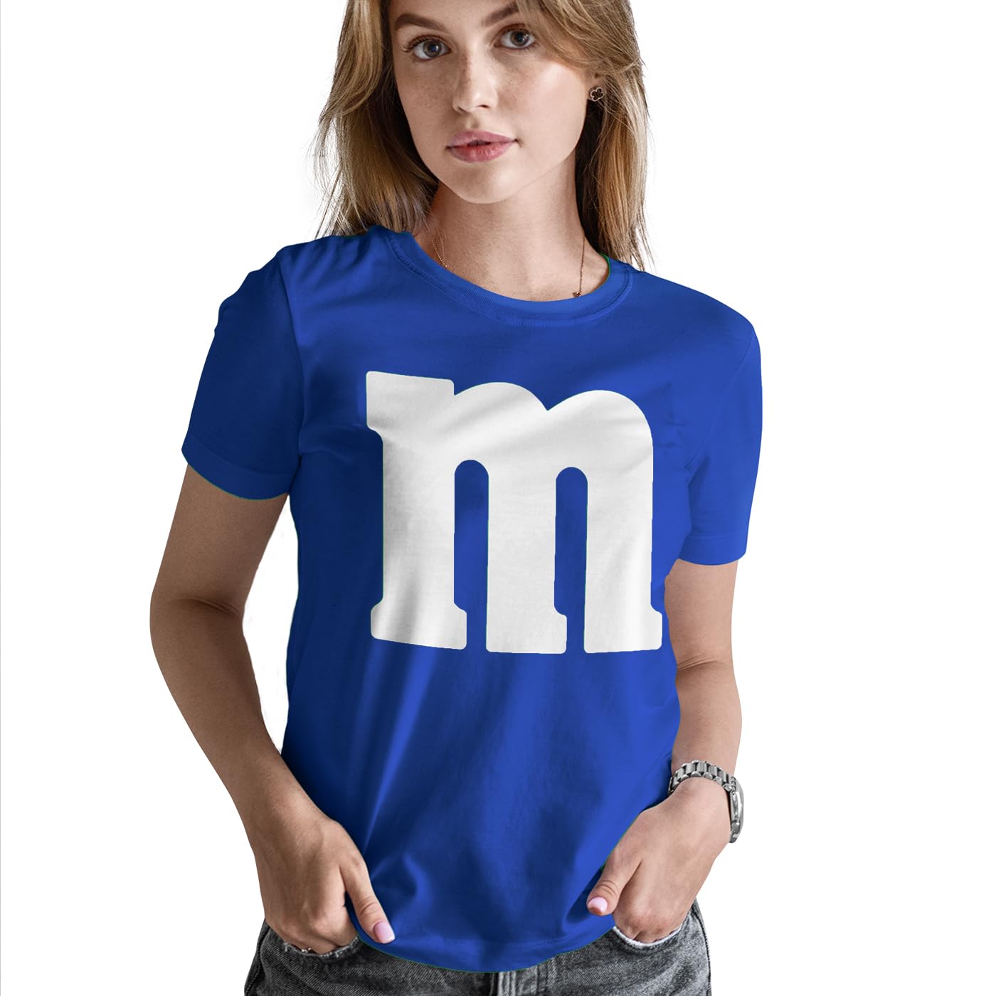 Letter M Halloween Costumes T-Shirt | Funny Cool Graphic tee idea | for Women