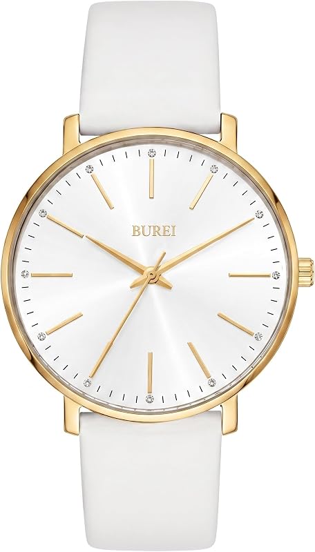 Relojes de pulsera para mujer, de cara grande, minimalistas, de cuero, analógicos, de cuarzo, resistentes al agua, para mujer, regalos para el día de la madre para mamá