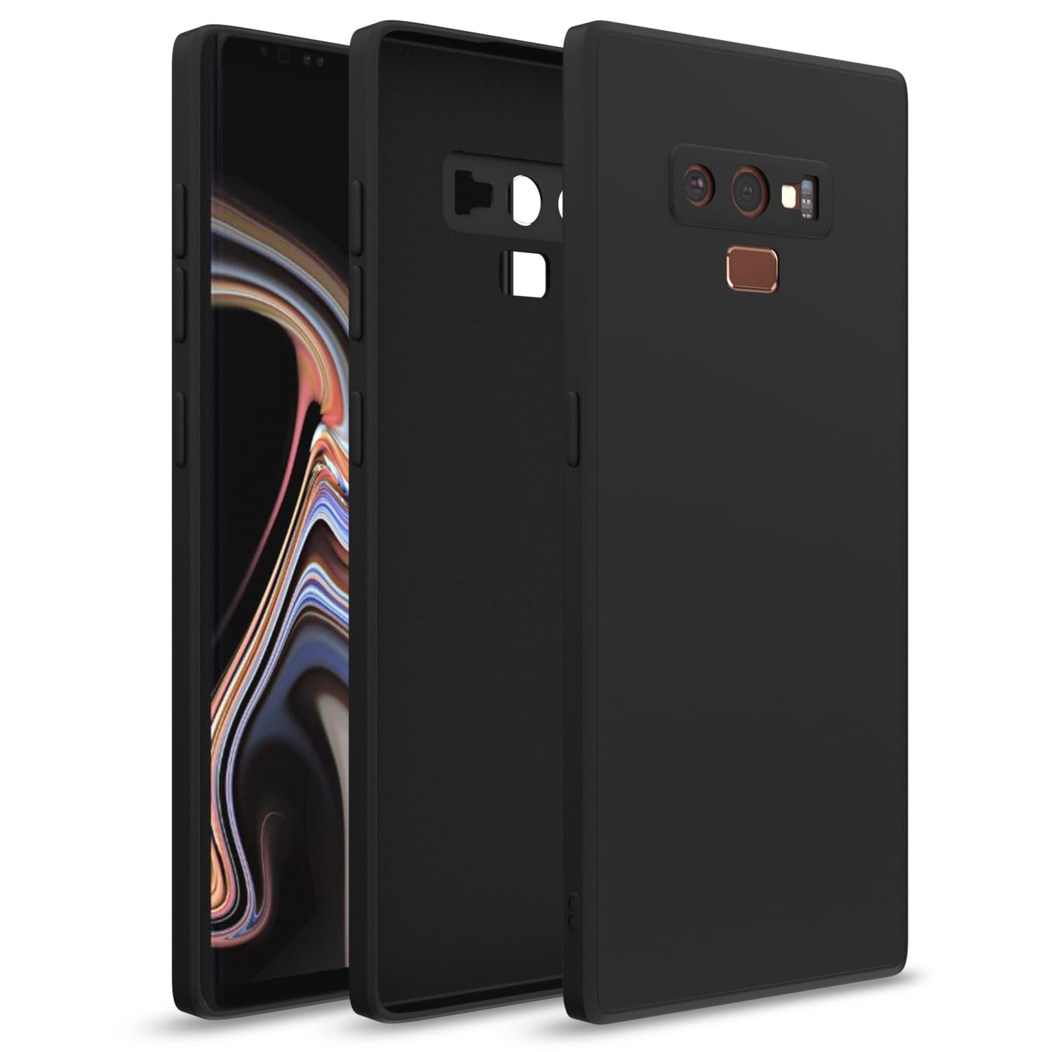 Pikkme Samsung Galaxy Note 9 Back Cover Soft Matte Liquid Silicone TPU | Camera Protection | Shockproof Slim Back Case for Samsung Galaxy Note 9 (Black) (B0C61K31B2) Amazon Price History, Amazon Price Tracker