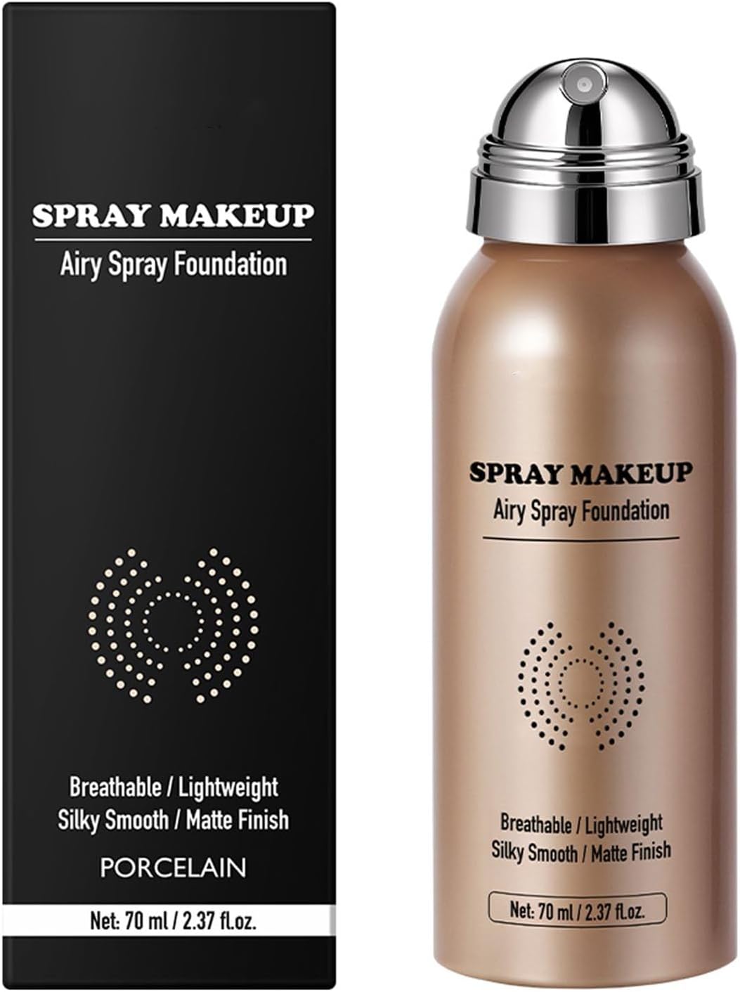 Spray Makeup Foundation,70ml Full Coverage Face Concealer | Foundation Makeup | for Women Ladies Outdoor Events Parties Travel Weddings Social Gathering Birthday