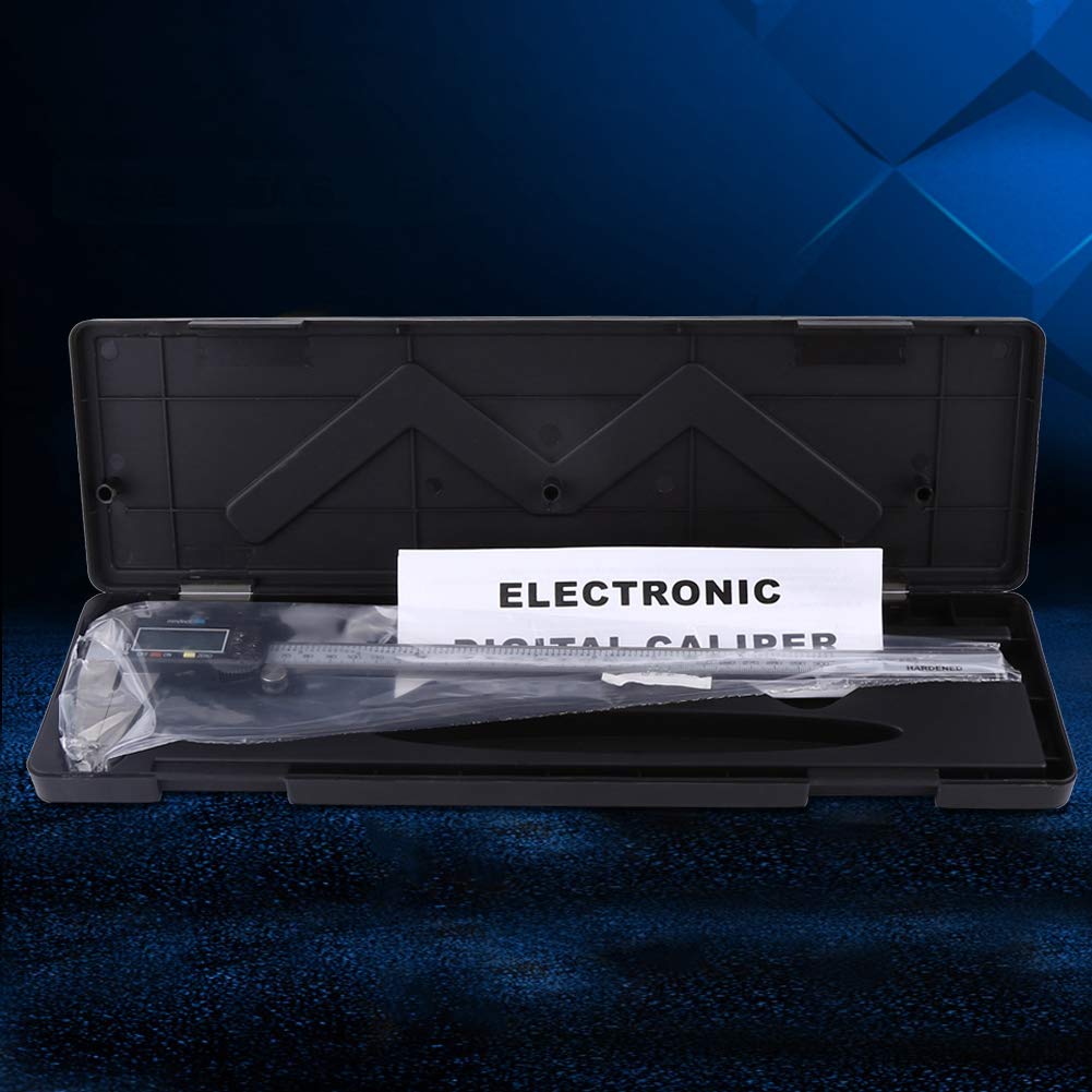 LiebeWH 12 Zoll Digitaler Elektronischer Messschieber 300MM Mikrometer Messwerkzeug Elektronische Schieblehre Edelstahl