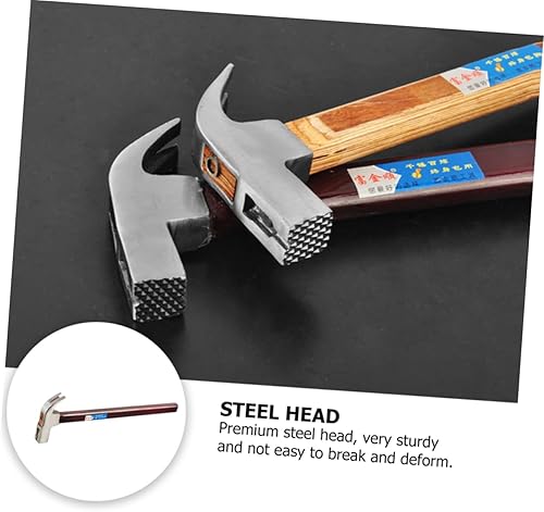 Miniatura 3 de TEHAUX Martillo de garra Herramientas para el hogar Martillo absorbente Martillo Herramientas de estilete Martillos de Carpinteria Herramientas de