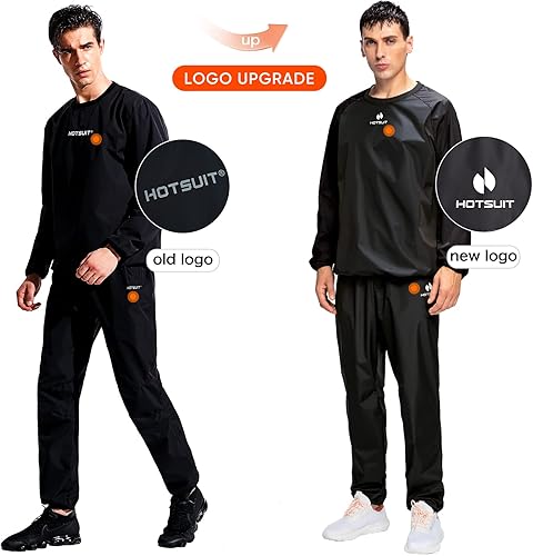 Miniatura 9 de HOTSUIT Sauna Suit Men Anti Rip Sweat Suits Gym Boxing Workout Jackets