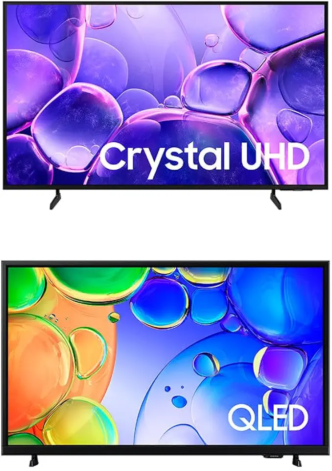 Smart TV 55" Crystal UHD 4K U8600F + Smart TV 43" QLED Full HD