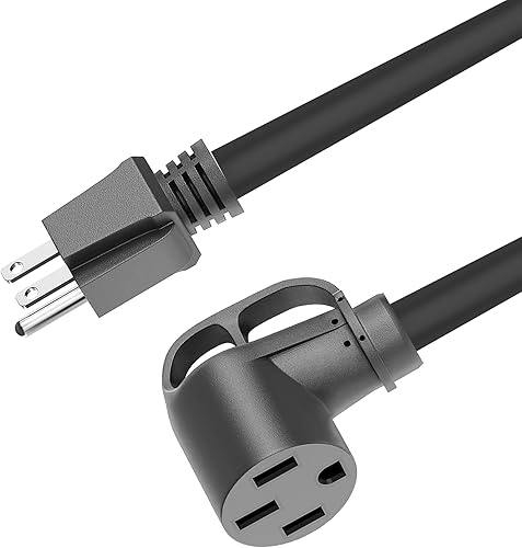 Miniatura 7 de Cable adaptador de cargador EV, resistente 12AWG NEMA 5-15P a 14-50 EV cable adaptador de alimentación de carga, enchufe doméstico de 1 pie 16A a