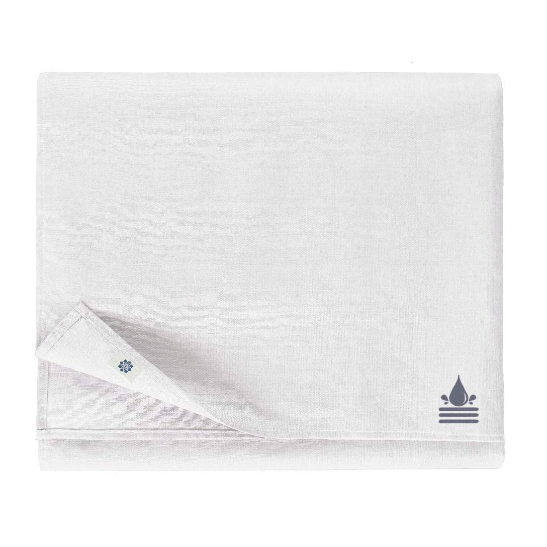 Linen & Cotton Mantel de Tela Impermeable Antimanchas Antideslizante Adele - 100% Lino, Blanco (147 x 300 cm) Lavable Paño de Mesa Fácil de Limpiar para Cocina Comedor Cena Picnic Buffet Fiesta Jardín