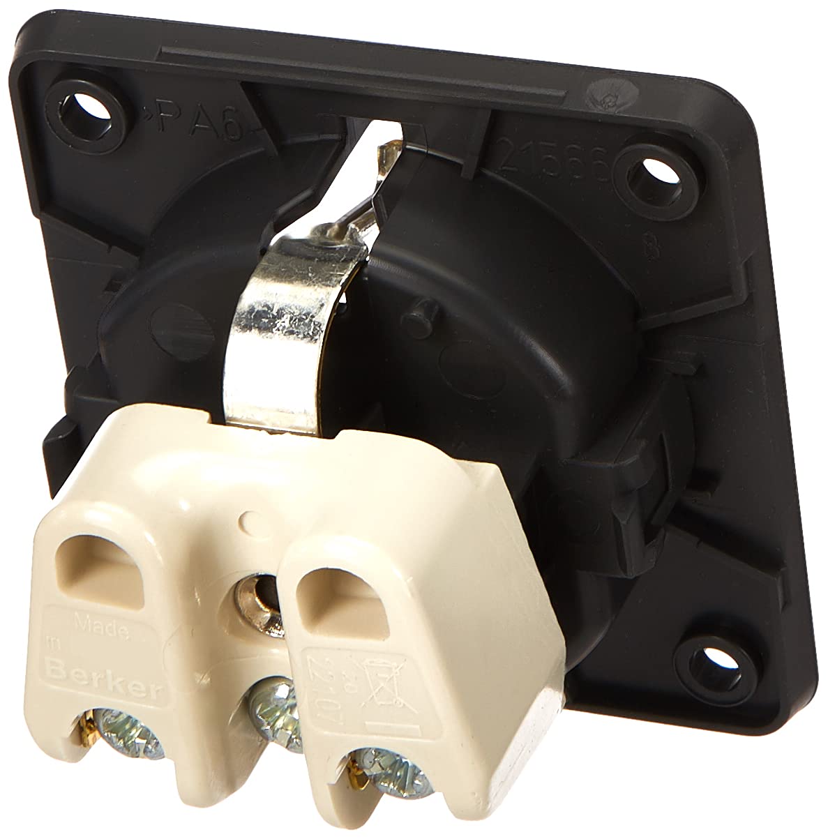 Berker Integro Antennensteckdose 12 V & SAT – Anthrazit Matt, Lose – Für TV & SAT-Anschlüsse