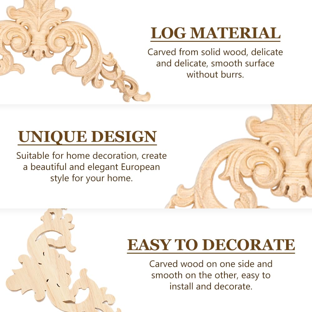 12 Pcs Wood Mouldings Decorative - Image 3