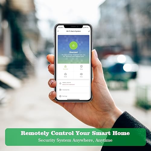 Miniatura 2 de Sistema de alarma para seguridad del hogar, alarmas de puerta para seguridad de los niños con aplicación, kit inalámbrico de 16 piezas HUB, sensor