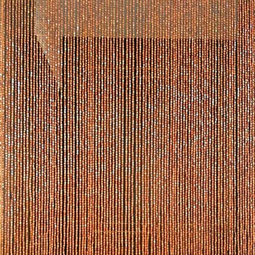 Ventilation isolation thermique rideau gaufrée bois 100x180cm - 6