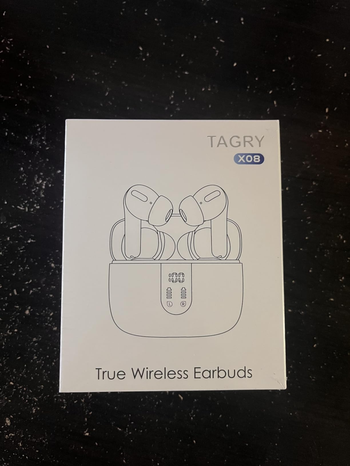 TAGRY X08 True Wireless Earbuds box