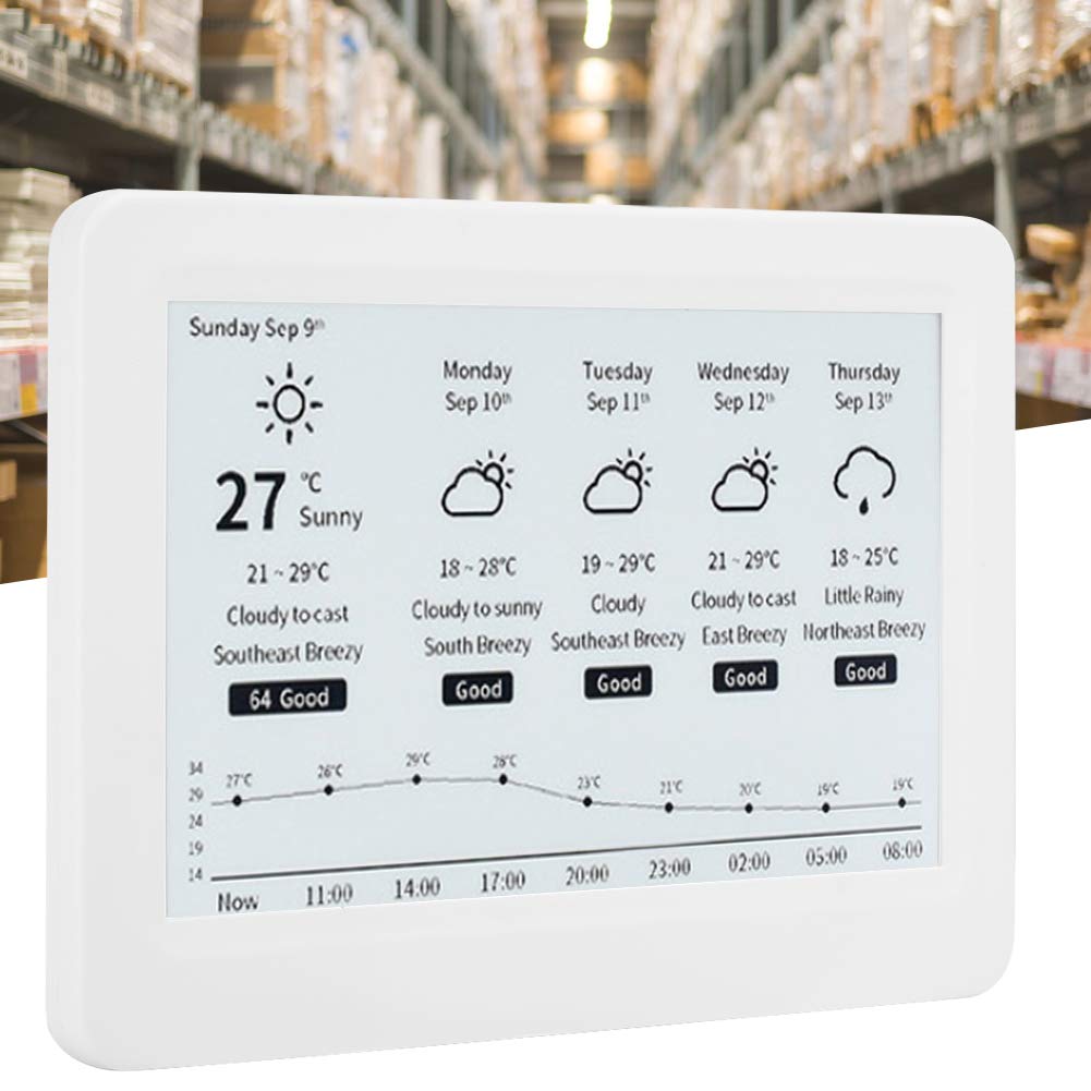 Aeun Monitor de Tinta 800 X 480, Sistema de Comunicación, Pantalla de Tinta Electrónica, para Fuente de Alimentación Inalámbrica (Pantalla de Tinta)