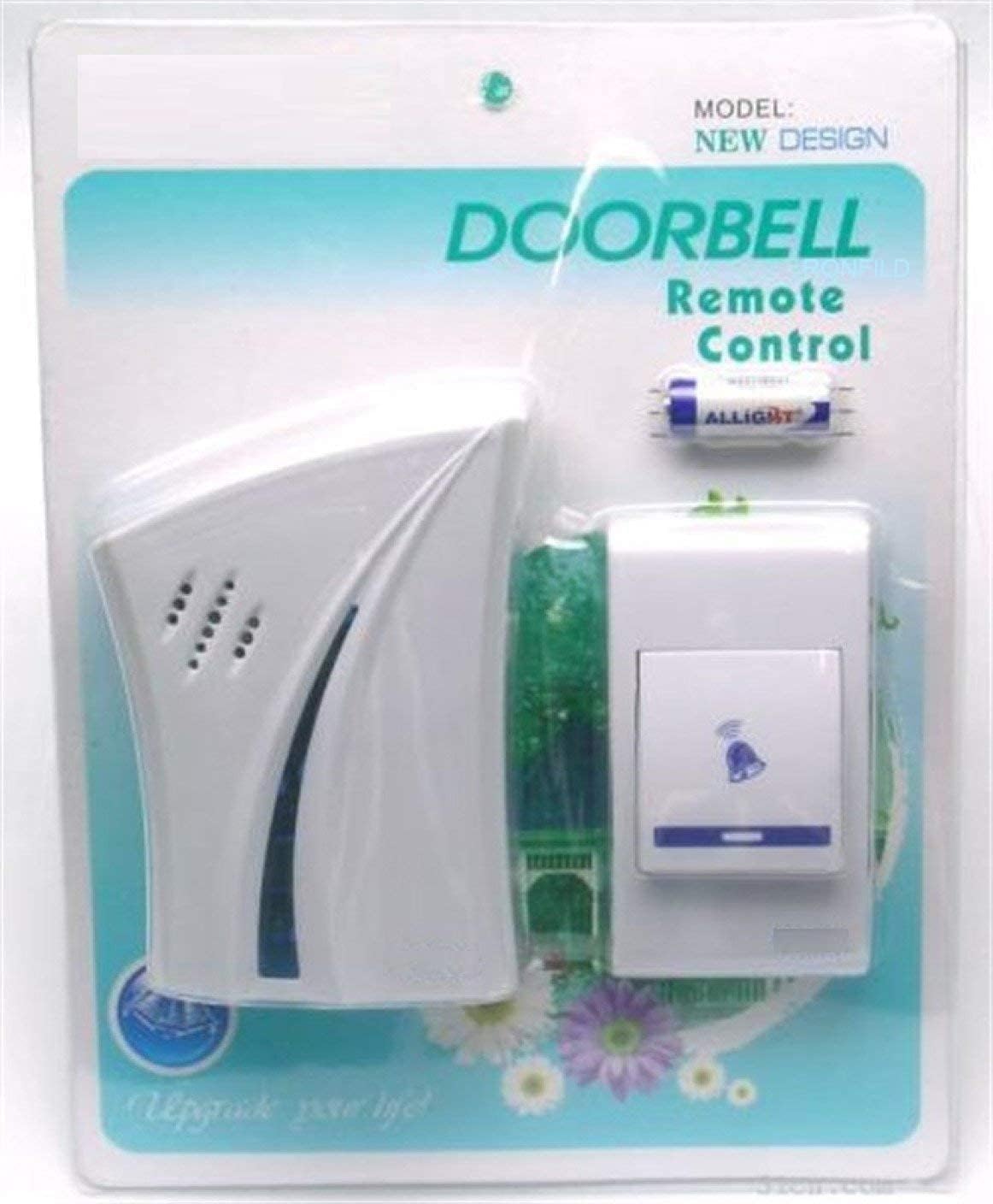 Garbify Wireless Doorbell Kit Over 100 Feet Range Door Bell Chime LED Flash Cordless Wireless Calling Remote Cantrol Door Bell (Multicolor) for Home, Shop, Office and Hospital (Multi-Design)-picture-24