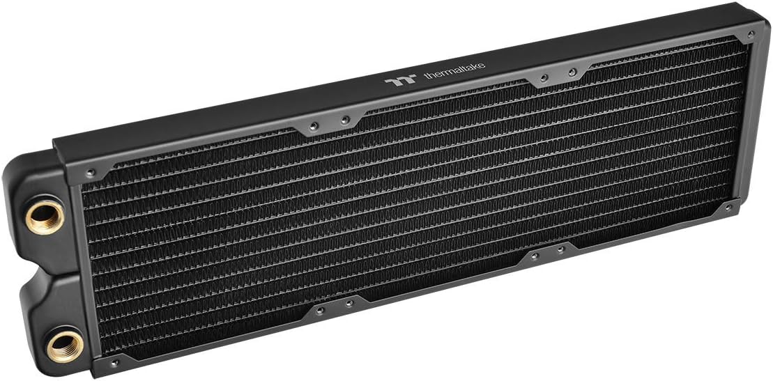 Thermaltake Pacific C360 Radiator Diy Liquid Cooling System - 27Mm Thick, High-Density Copper Fins, Single-Row Copper Tubes
