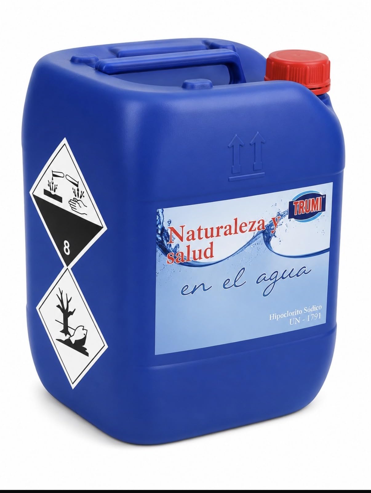 Hipoclorito sódico 15% Especial Piscinas 20L. Cloro liquido sin Gases (Uso alimentario)