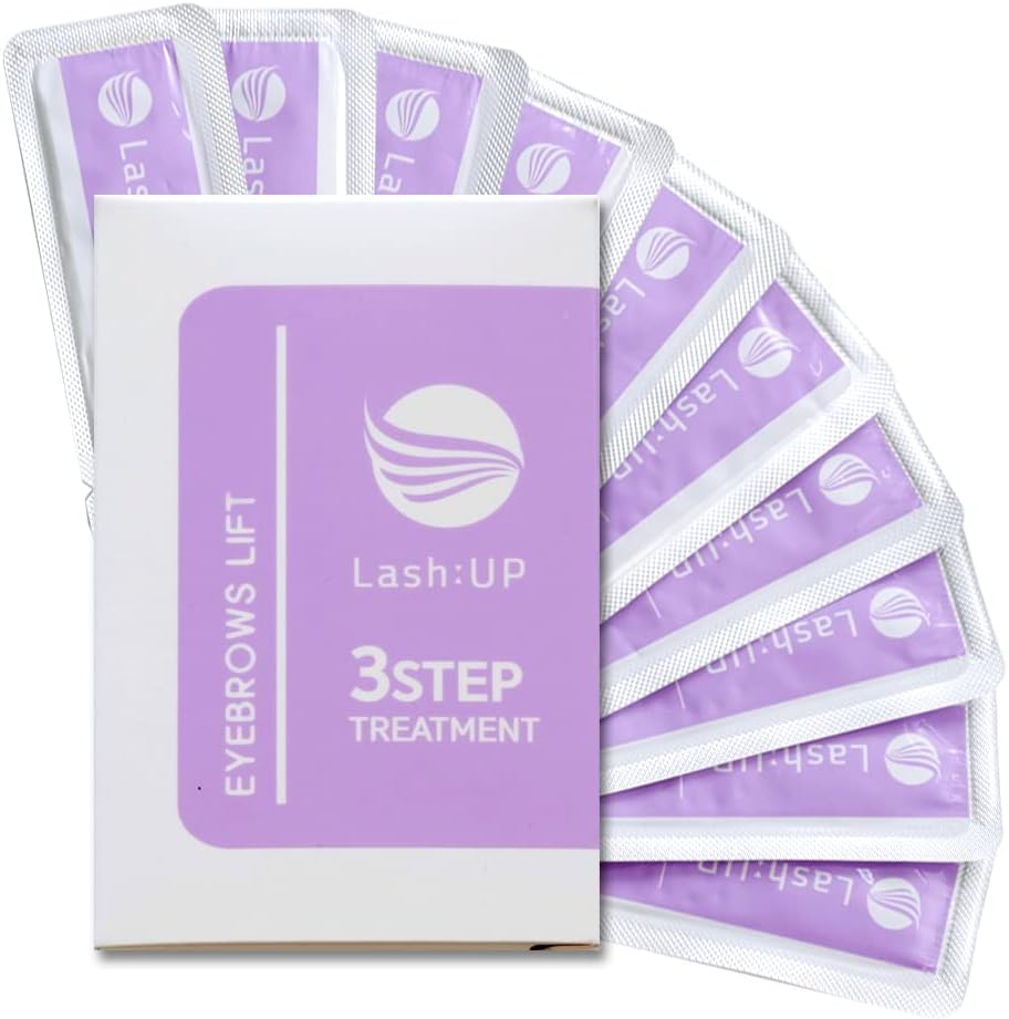 Lash:Up Eyelash Eyebrows Lift Botox Lifting Kit Individual Steps 10 packets of 0.8g0ml (STEP 3)