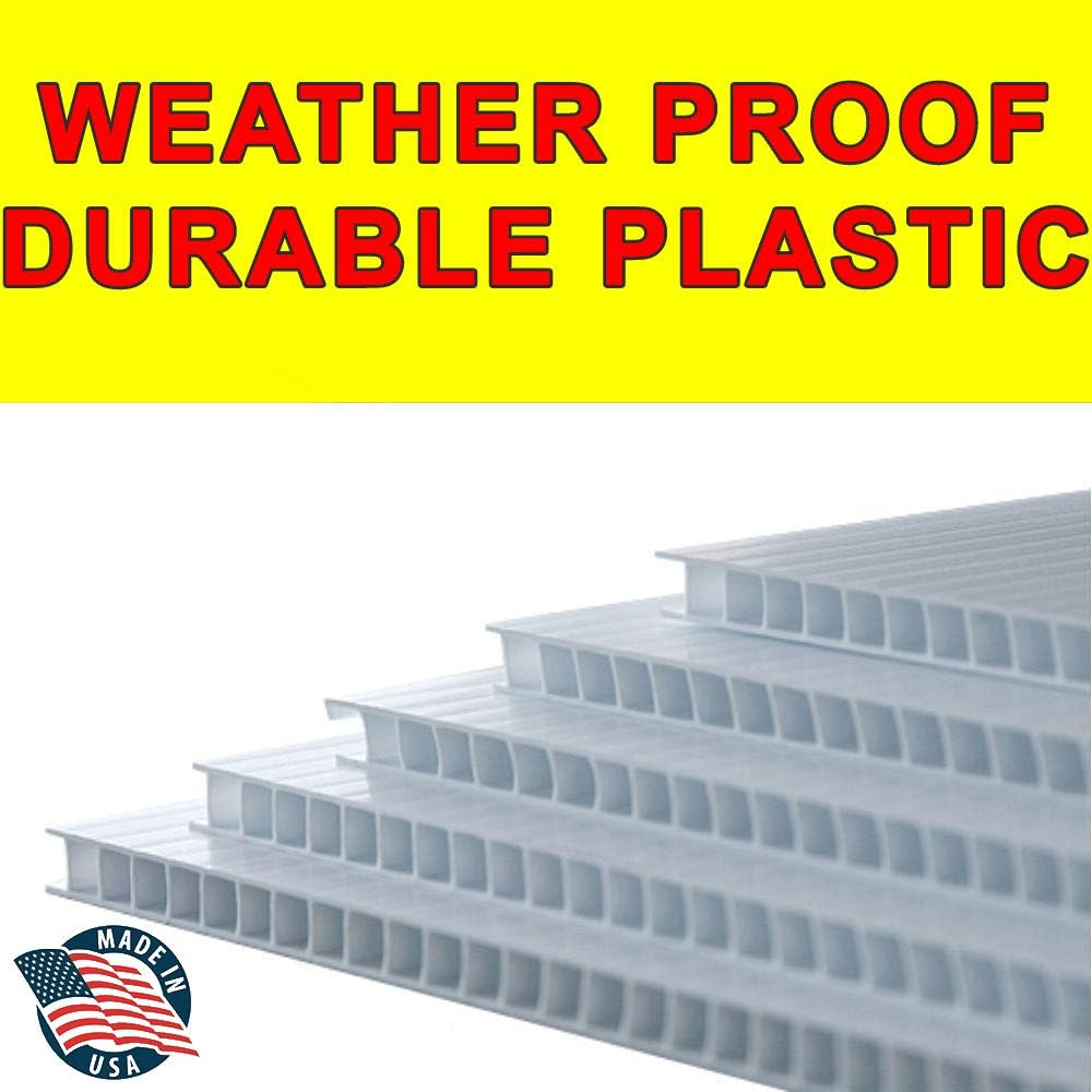 OPEN HOUSE Sign Kit with Tall Stands - 24"x18" Yard Sign Bundle for Real Estate + 24" Tall Wire Stakes - Waterproof, Double Sided Print, UV-Ink, Made in America! (5)