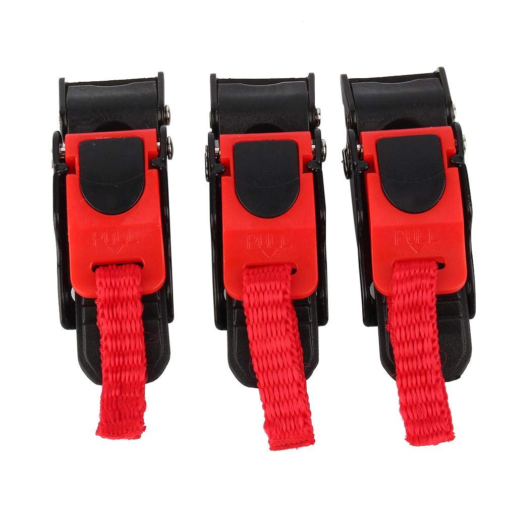 Keenso 3PCS Helmet Strap Helmet Buckle Helmet Quick Release Buckle Motorcycle Helmet Buckle Quick Release Disconnect Pull Buckle Motorcycle Helmet Speed Clip Chin Strap Buckle Motorbike Accessories