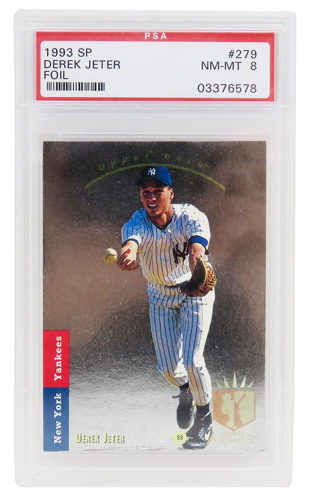 Amazon.com: Derek Jeter (New York Yankees) 1993 SP Foil Baseball