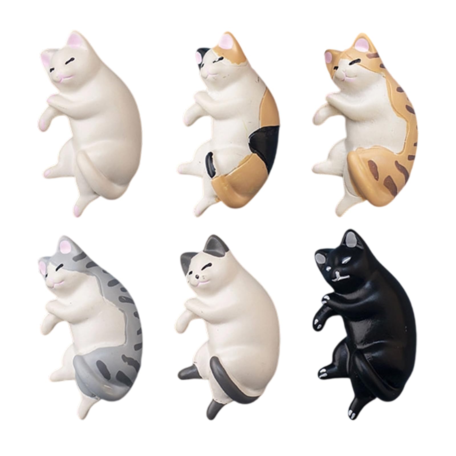 TFAOYS 6Pcs Lovely Refrigerator Magnets Fridge Magnets Garage Door Magnet Sticker Magnet Decorations for Kitchen Fridge Sticker