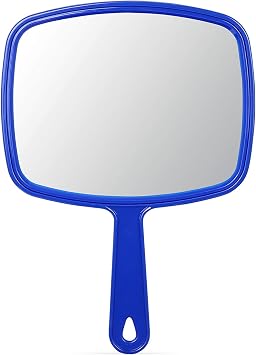 OMIRO Hand Mirror, Handheld Mirror with Handle, Union Jack Blue