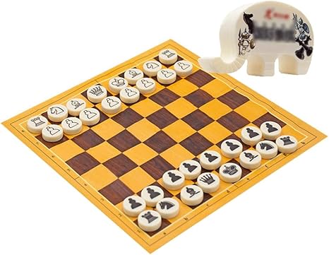 Amazon Co Jp チェスセット かわいい携帯用チェスボックスプラスチック旅行チェスセットチェスボードゲームゲームのためのチェスセット子供学生ギフト ミニのための教育玩具 チェスボード Color Elephant Box Chess Set おもちゃ